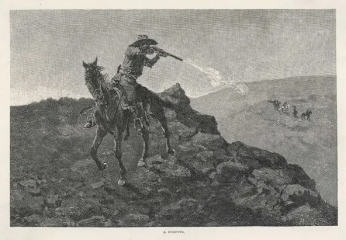 Framed Print : Fugitive Fires at Posse Framed Print : Fugitive Fires at Posse