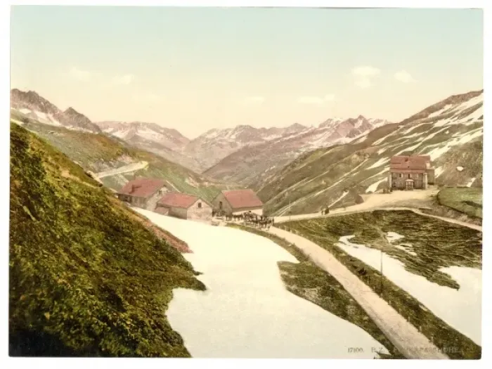 Framed Print : Fuka Pass, Bernese Oberland, Switzerland Framed Print : Fuka Pass, Bernese Oberland, Switzerland