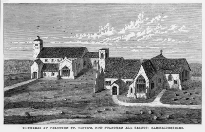 Framed Print : Fulbourn Churches Framed Print : Fulbourn Churches