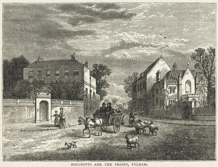 Framed Print : Fulham Street Scene Framed Print : Fulham Street Scene
