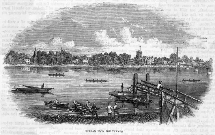 Framed Print : Fulham View Framed Print : Fulham View