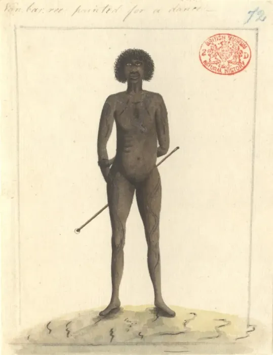 Framed Print : Full-length portrait of an Aboriginal boy named Nanberry Framed Print : Full-length portrait of an Aboriginal boy named Nanberry