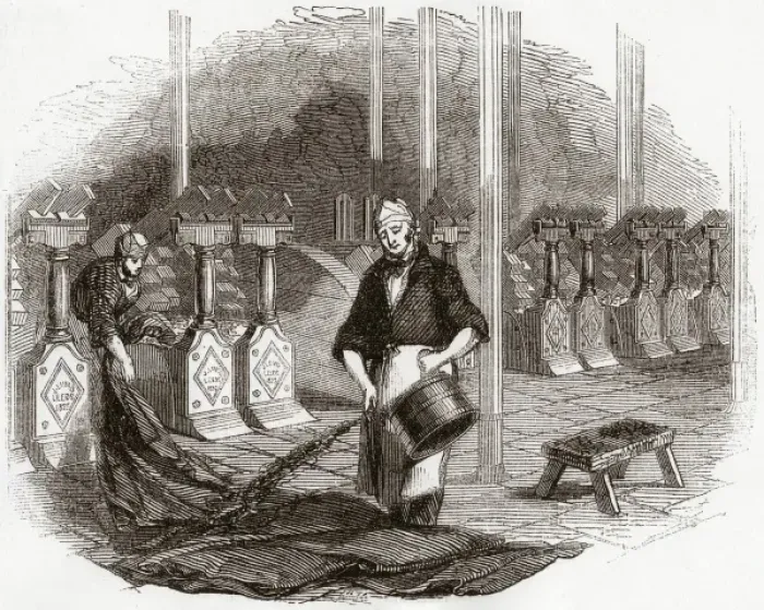 Framed Print : Fulling Stocks at Gotts Woollen Factory, Leeds, Yorkshire Framed Print : Fulling Stocks at Gotts Woollen Factory, Leeds, Yorkshire