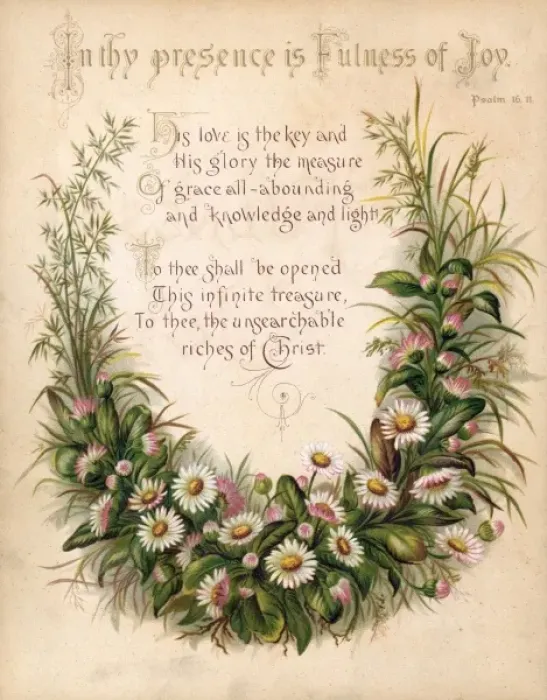 Framed Print : Fulness of Joy Plate 2 Framed Print : Fulness of Joy Plate 2