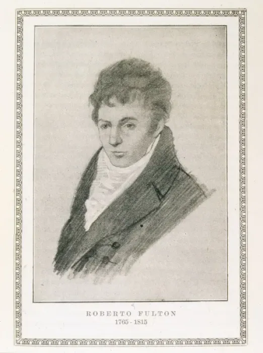Framed Print : FULTON, Robert (1765-1815). North-American nautical Framed Print : FULTON, Robert (1765-1815). North-American nautical