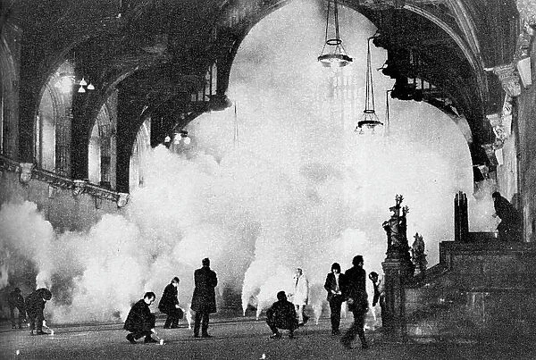 Fumigating Westminster Hall, 1971
