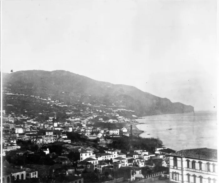 Framed Print : Funchal, Madeira 1873 Framed Print : Funchal, Madeira 1873