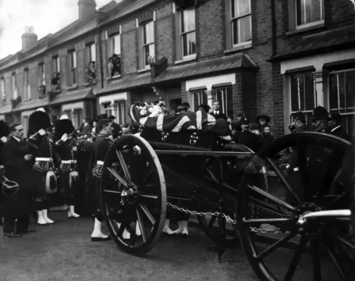 Framed Print : Funeral of Captain William Henry Urquhart Framed Print : Funeral of Captain William Henry Urquhart
