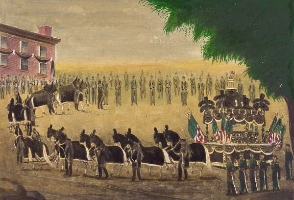 Funeral car of President Lincoln New York, April 26th, 1865