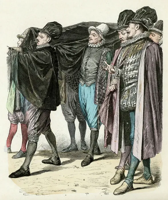 Framed Print : FUNERAL CLOTHING 1583 Framed Print : FUNERAL CLOTHING 1583