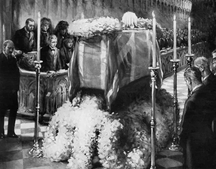 Framed Print : Funeral of Duke of Argyll Framed Print : Funeral of Duke of Argyll