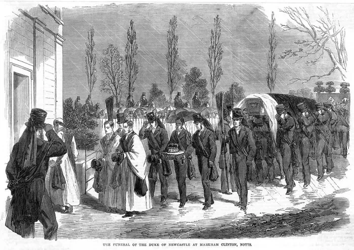 Framed Print : Funeral of Duke of Newcastle Framed Print : Funeral of Duke of Newcastle