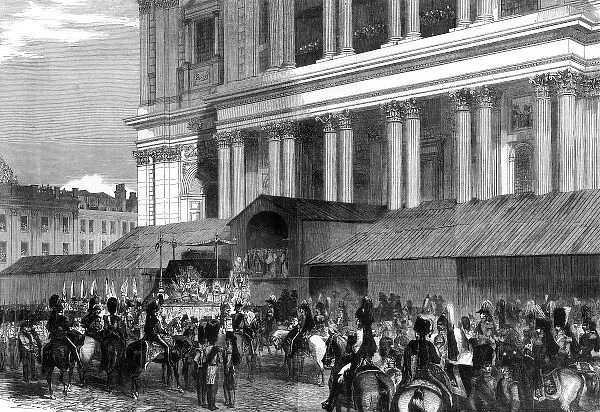 The funeral of the Duke of Wellington, 1852