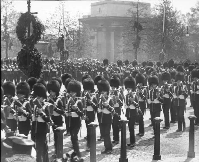 Framed Print : Funeral of Edward VII - Grenadiers marching Framed Print : Funeral of Edward VII - Grenadiers marching