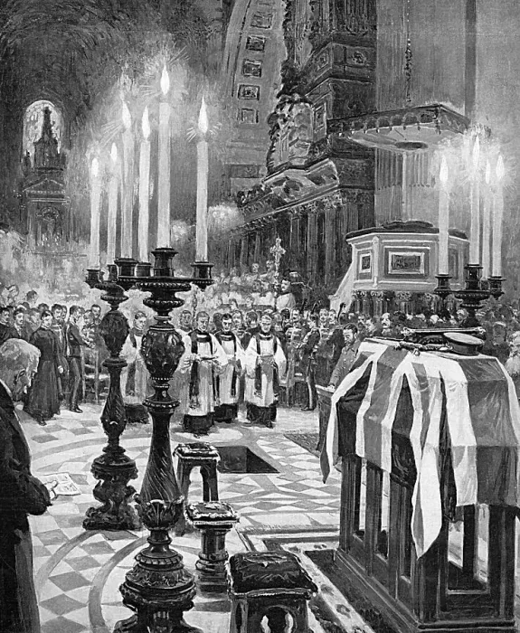 Framed Print : Funeral of Field-Marshal Lord Roberts, St Paul's Framed Print : Funeral of Field-Marshal Lord Roberts, St Paul's