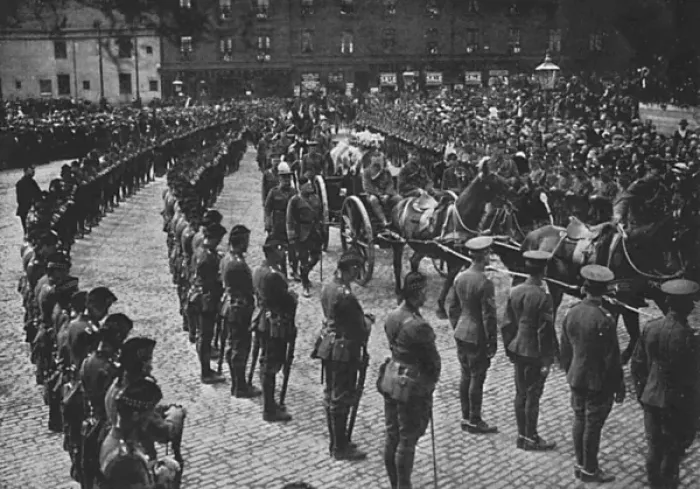 Framed Print : Funeral of General Grierson Framed Print : Funeral of General Grierson