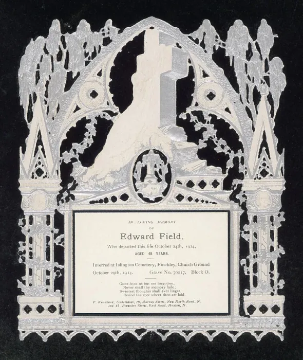 Framed Print : Funeral Invitation Framed Print : Funeral Invitation