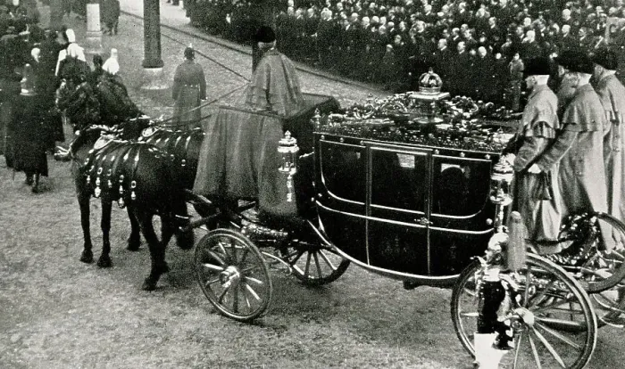Framed Print : Funeral of King George V, State Coach near Paddington Framed Print : Funeral of King George V, State Coach near Paddington
