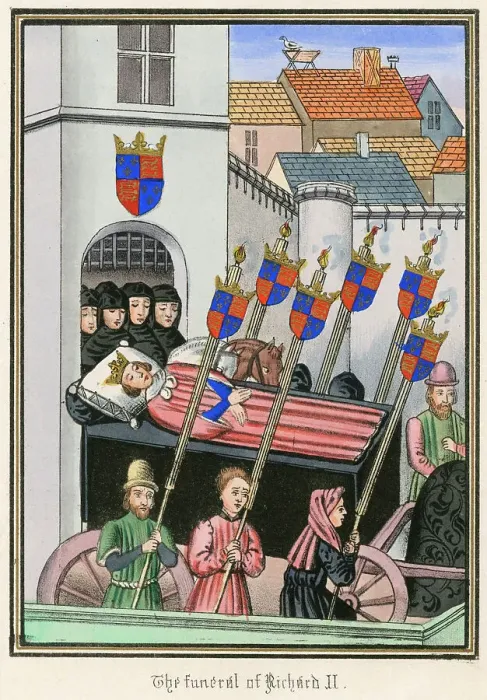 Framed Print : Funeral of King Richard II
