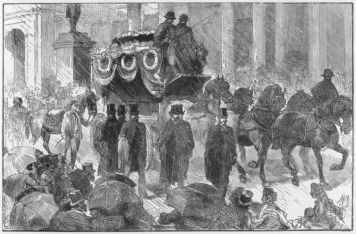 Framed Print : FUNERAL OF PARNELL Framed Print : FUNERAL OF PARNELL