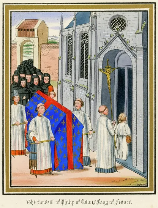 Framed Print : FUNERAL OF PHILIPPE VI