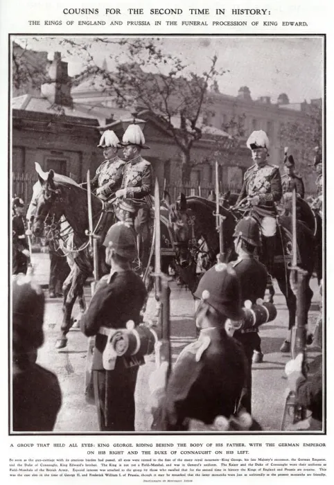 Framed Print : Funeral procession of King Edward VII 1910 Framed Print : Funeral procession of King Edward VII 1910