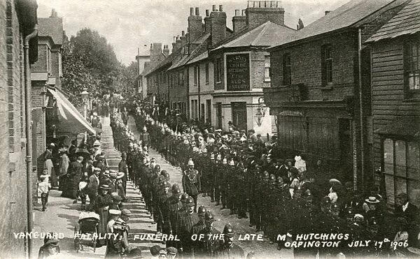 Funeral Procession of M Hutchings, Orpington, London