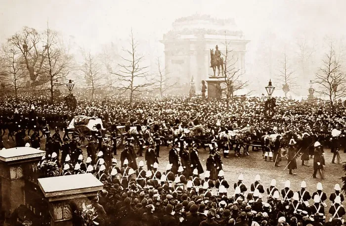 Framed Print : Funeral of Queen Victoria Framed Print : Funeral of Queen Victoria