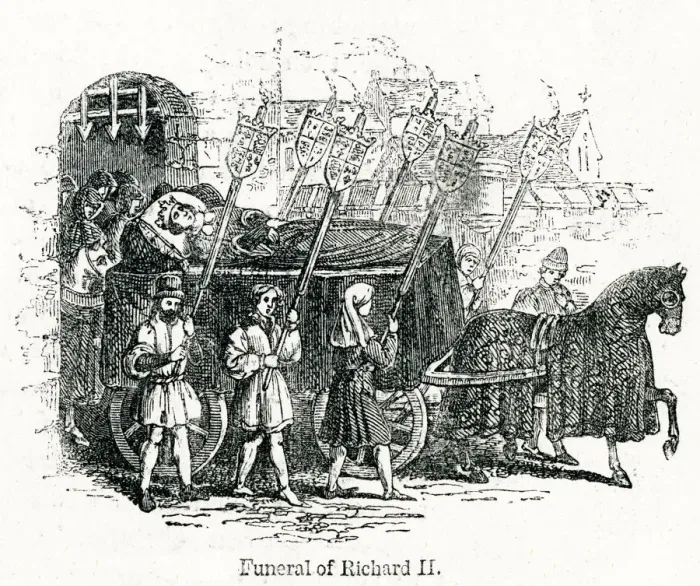 Framed Print : Funeral of Richard II Framed Print : Funeral of Richard II