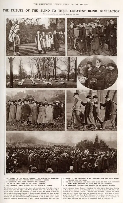 Framed Print : The funeral of Sir Arthur Pearson, 1921 Framed Print : The funeral of Sir Arthur Pearson, 1921