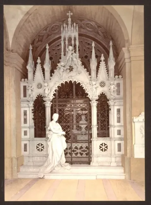 Framed Print : A funeral vault in the Campo Santo, Genoa, Italy Framed Print : A funeral vault in the Campo Santo, Genoa, Italy