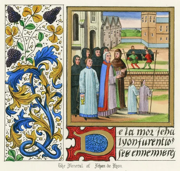 Framed Print : FUNERALS / JEHAN DE LYON Framed Print : FUNERALS / JEHAN DE LYON