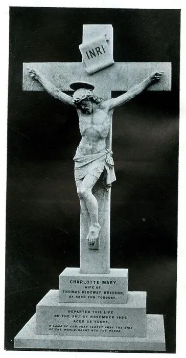 Framed Print : Funerary Monument - Jesus on Cross Framed Print : Funerary Monument - Jesus on Cross