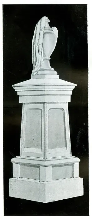 Framed Print : Funerary Monument - Urn on Plinth Framed Print : Funerary Monument - Urn on Plinth