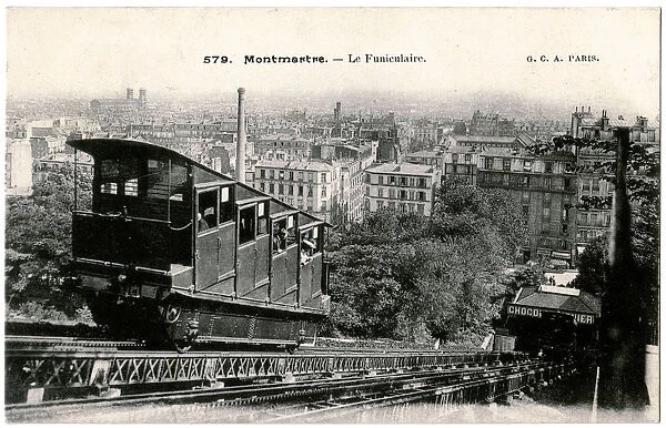 Funicular, Montmartre, Paris, France