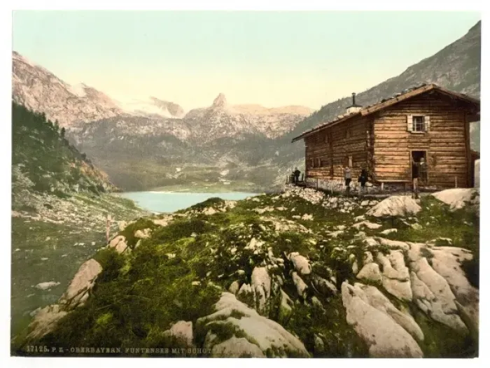 Framed Print : Funtensee with Schottmalhorn, Upper Bavaria, Germany Framed Print : Funtensee with Schottmalhorn, Upper Bavaria, Germany