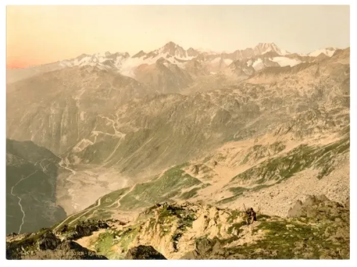 Framed Print : Furka Pass, panorama, Bernese Oberland, Switzerland Framed Print : Furka Pass, panorama, Bernese Oberland, Switzerland
