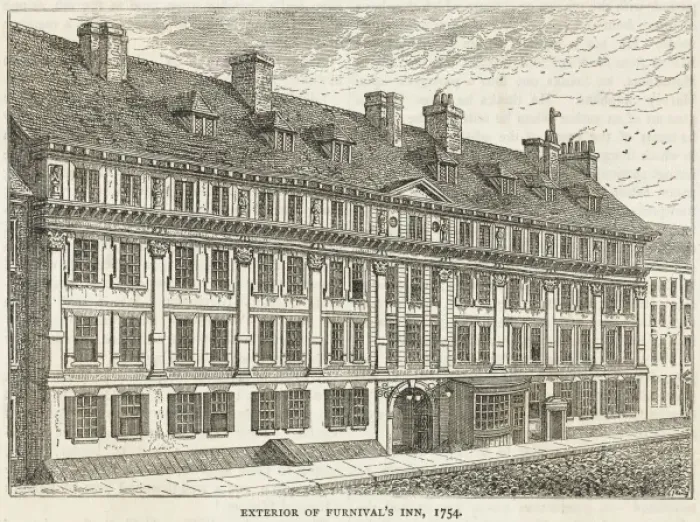 Framed Print : Furnivals Inn London Framed Print : Furnivals Inn London