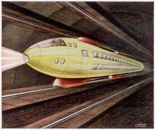 Future Monorail. Most predictions of future railways presuppose a monorail