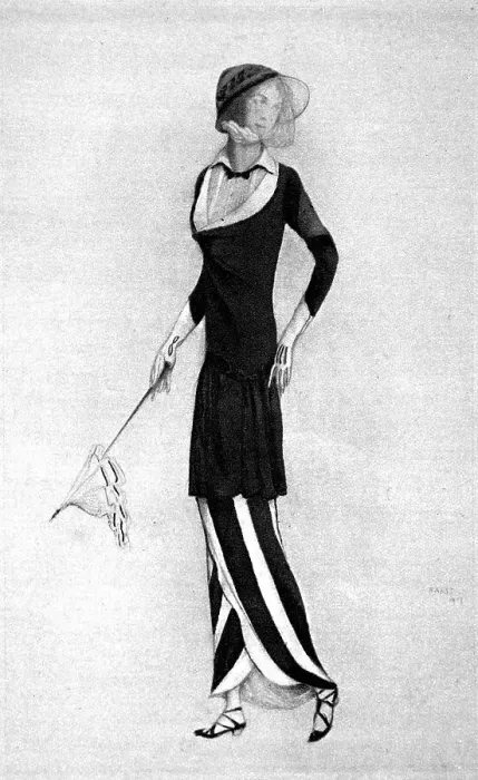 Framed Print : Futurist designer dress, 1913