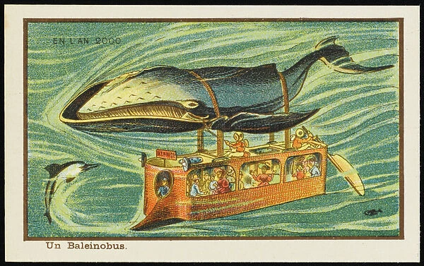 Futuristic whale bus