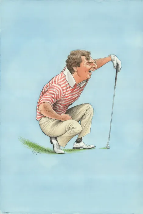 Framed Print : Fuzzy Zoeller - USA golfer Framed Print : Fuzzy Zoeller - USA golfer