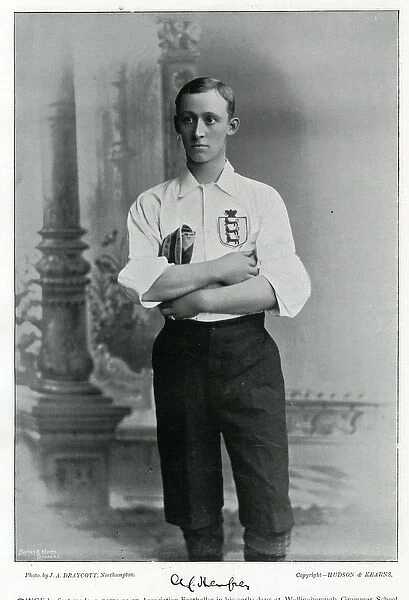 A G Henfrey, England Amateur International footballer