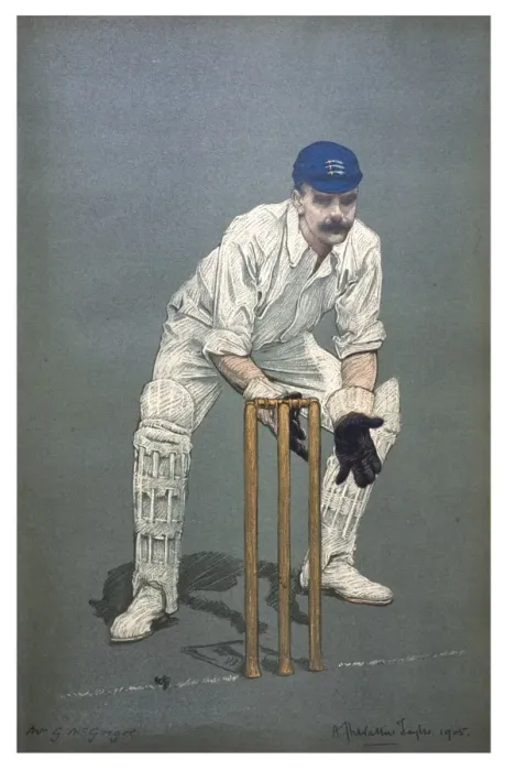 Framed Print : G McGregor - Cricketer Framed Print : G McGregor - Cricketer