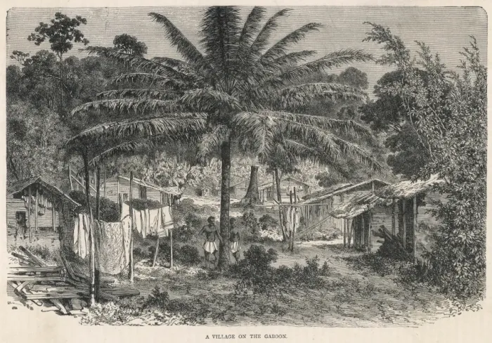 Framed Print : Gabon Village Framed Print : Gabon Village