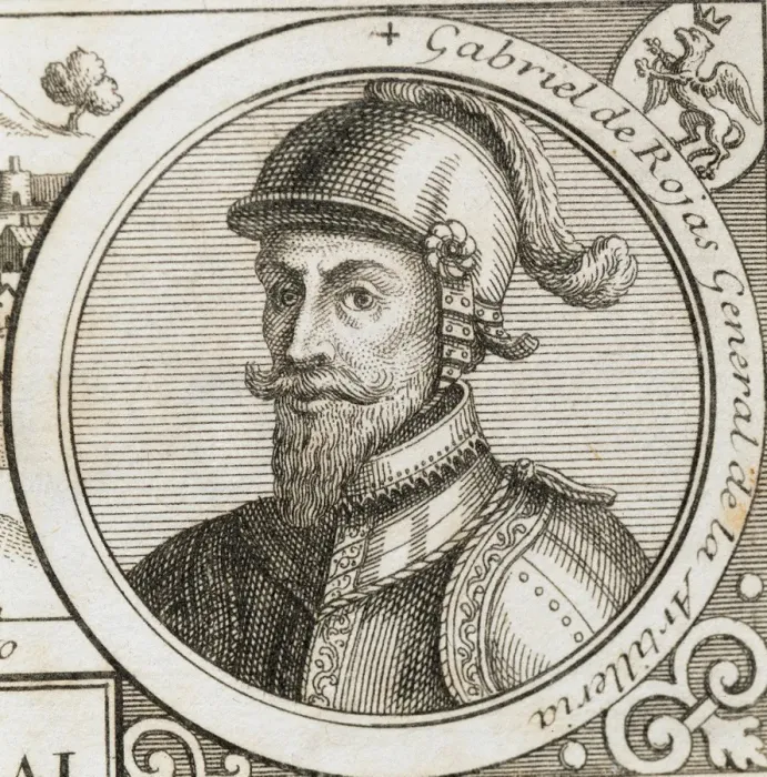 Framed Print : Gabriel de Rojas Cordova. Engraving Framed Print : Gabriel de Rojas Cordova. Engraving