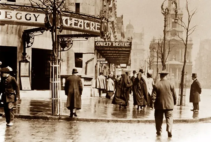 Framed Print : The Gaiety Theatre, London, early 1900s Framed Print : The Gaiety Theatre, London, early 1900s