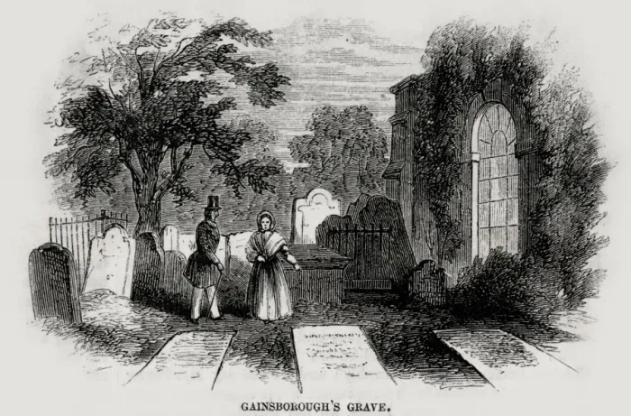 Framed Print : Gainsborough / Grave Framed Print : Gainsborough / Grave