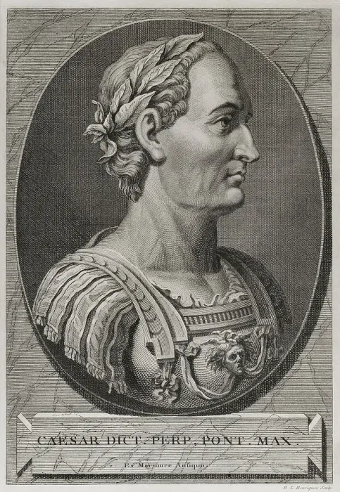 Framed Print : Gaius Julius Caesar - Roman politician, general and writer Framed Print : Gaius Julius Caesar - Roman politician, general and writer