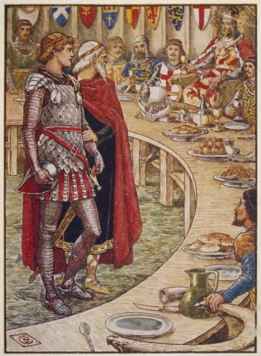 Framed Print : Galahad - Round Table Framed Print : Galahad - Round Table